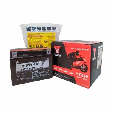 Yuasa YTZ4-V 12V 3Ah Aki Motor
