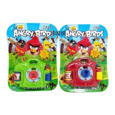 Mainan Anak Kamera Lampu Proyektor Gambar Angry Birds 1689-F multicolor