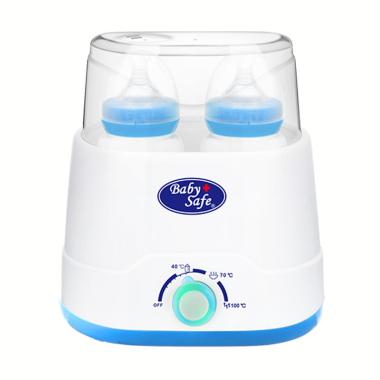 BabySafe LB 216 Twin Bottle Warmer White Blue