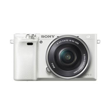 Sony Alpha A6000 Kit 16-50mm F3.5-5.6 OSS Kamera Mirrorless - White