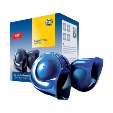 Klakson Keong Hella Biru Twintone Klakson Mobil - Blue