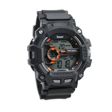 IGear i67-1938 Jam Tangan Pria - Hitam Orange