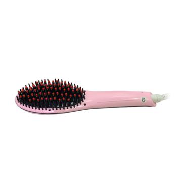 GRATIS ONGKIR Sisir Catok Rambut Catokan Rambut Hair Straightener # elona babyliss philips revlon panasonic sayota remington techno elov glam palm Pink - Pink