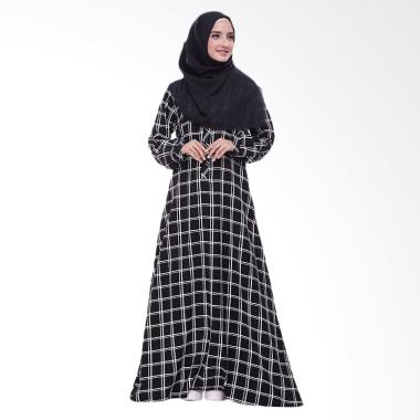 Valisha Squari Dress Muslim - Black Two