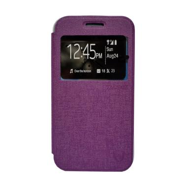 Zagbox Flip Cover Casing for Oppo Neo 7 A33 - Ungu