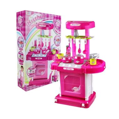 Mainan Kitchen Set Koper barbie Anak