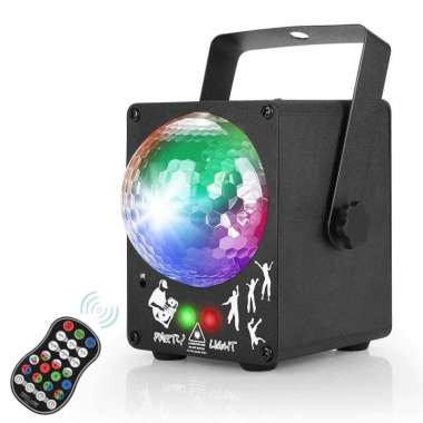Lampu Laser Proyektor 60 Pattern Mini LED Adjustable Stage Lighting RGB Laser Projector Hitam