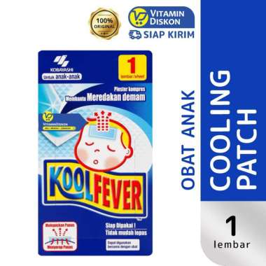 Kool Fever Kompres Pereda Demam Anak - 1 Pcs - 1 Lembar