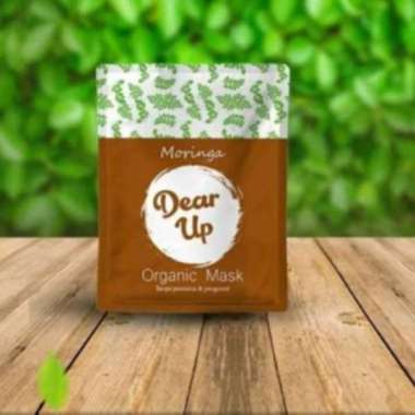 BPOM DEAR UP MASKER ORGANIK MASKER WAJAH REPACK 10gram - Moringa