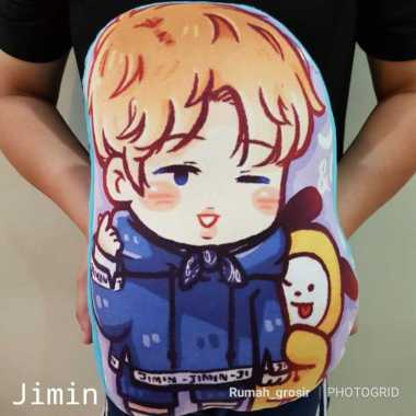 Bantal Boneka BTS KPOP Standing Cartoon Unofficial STANDING JIMIN