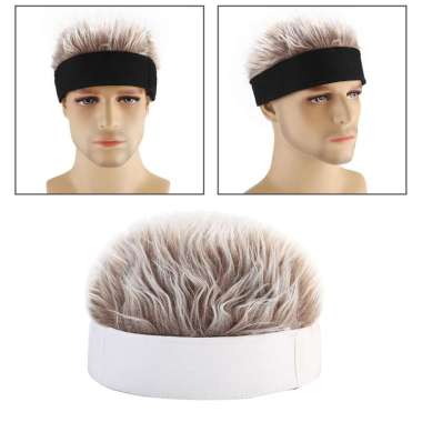 Jual Beanie Hat Fake Hair Terlengkap 
