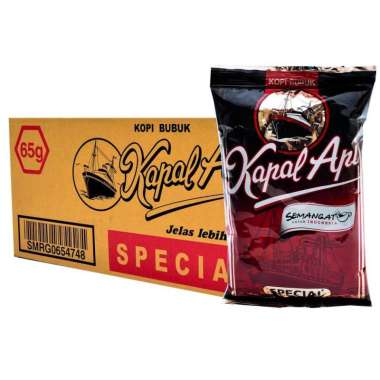 Promo Harga Kapal Api Kopi Bubuk Special 65 gr - Blibli