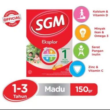 Promo Harga SGM Eksplor 1+ Susu Pertumbuhan Vanila 150 gr - Blibli