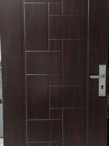 Pintu Baja Kodai TX-07 Multifungsi Rumah Cokelat