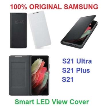100% Original LED View Cover Samsung S21 S21+ S21 Ultra 5G Case Samsung Galaxy S21 Ultra GRAY
