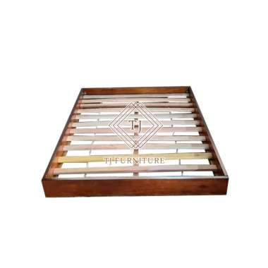 Ranjang sorong kayu / Divan sorong kayu / Bed sorong kayu Solid Ukuran 180 x 200 Cm Jati