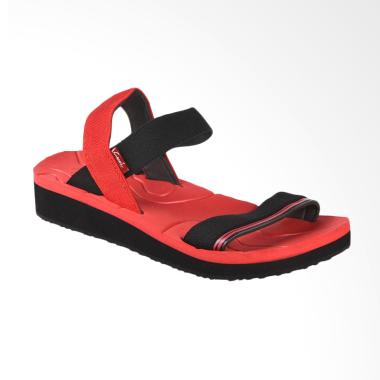 Carvil SIOMI-L Sandal Wanita - Red Black