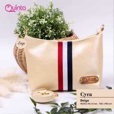 Tas Selempang Wanita Terbaru SlingBag Wanita Premium High Quality Cyra By Quinta Tas Selempang Cewek