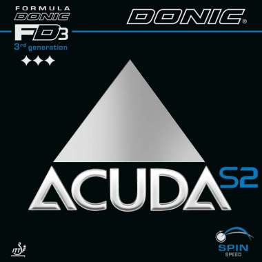 Donic Acuda S2 / karet bet pingpong Merah
