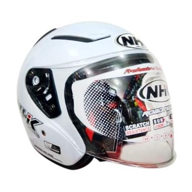 NHK R1 Helm Half Face - Solid White