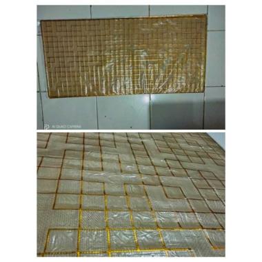 Terbaru Dan Termurah Taplak Meja Tamu Persegi Motif Batik Modern Ukuran 40X85cm Batik kotak