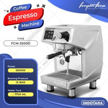 Mesin Kopi Ferratti Ferro Espresso Machine / Coffee Maker [FCM3200D] Silver