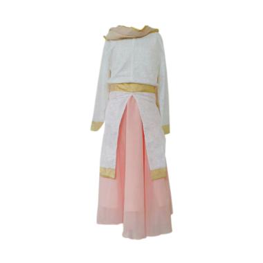 GBS Sens.3in1 Lace Top Set Skirt And Syal Baju Muslim Anak