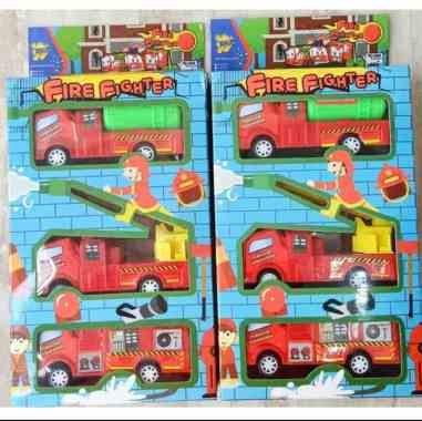 Jual Mainan Bus Damkar Kado Ultah Anak Mobil Bus Pemadam Kebakaran Online April 2021 Blibli
