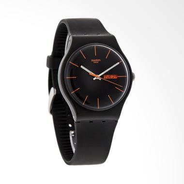 Swatch Dark Rebel Jam Tangan Pria - Hitam SUOB704