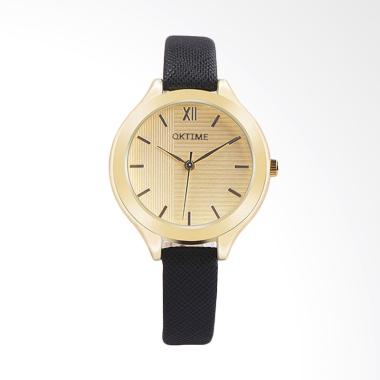 OKTIME GOLD-01 Watch Jam Tangan Fashion Wanita - Black