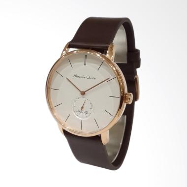 Alexandre Christie Jam Tangan Pria - Brown 8486