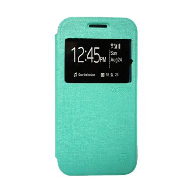 ZAGBOX Flip Cover Casing for Samsung A9 Pro - Hijau