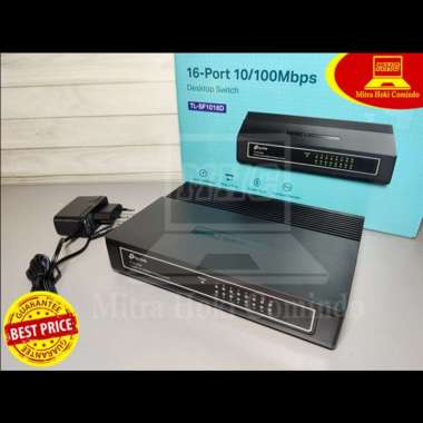 TPLINK DESKTOP SWITCH HUB 16 PORT 100Mbps TL-SF1016D GARANSI TP-LINK