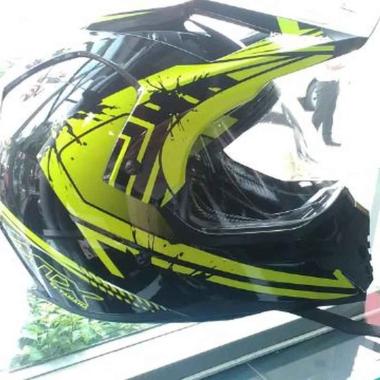 Yamaha Helm Mtx Graphic Yellow- Fluo ( Rossi Brand Color ) XL Black