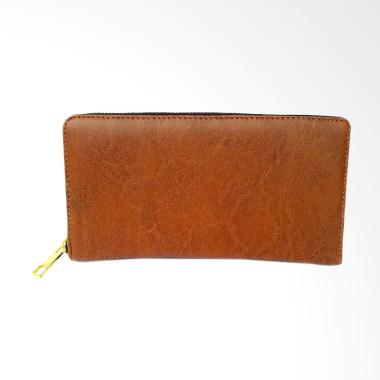 Baglis Raina Zipper Dompet Wanita - Brown