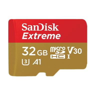 Sandisk Extreme A1 MicroSD Memory Card [32GB/ 100Mbps] #Garansi Resmi#