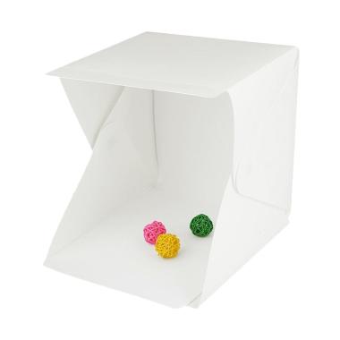 Godric Mini Photo Box Folding Studio Foto Portable with LED -