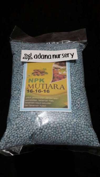 Pupuk NPK MUTIARA 16-16-16 (1 kg)
