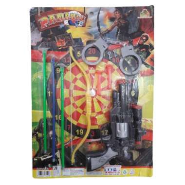 Mainan Panahan + Pistol + Borgol / OCT8112