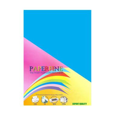 Paperfine Plano Kertas HVS Warna - Turquoise [61 x 86 cm/25 Lembar] Turquoise
