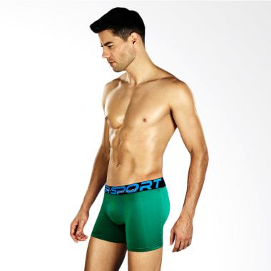 Rider R758B Underwear Sport Men's Celana Boxer Pria - Hijau
