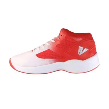 2BEAT Wolves Sepatu Basket Pria - Red White 104002 616