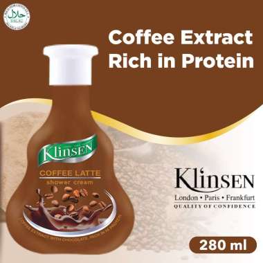 Sabun Mandi Cair Klinsen Shower Cream Coffee Latte 280 ml