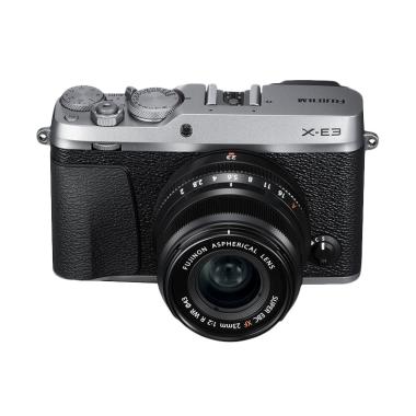 Fujifilm X-E3 Kit 23mm F2 Kamera Mirrorless - Silver