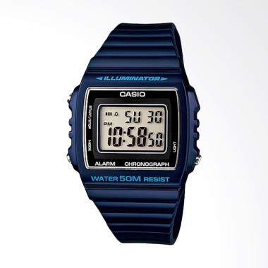 CASIO Standar W-215H-2AVDF Alarm Chrono WR 50M Jam Tangan Wanita