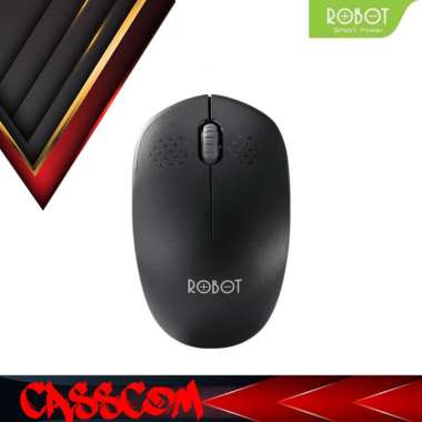 Mouse Wireless Robot M210 (Wireless Mouse Robot M210) Hitam