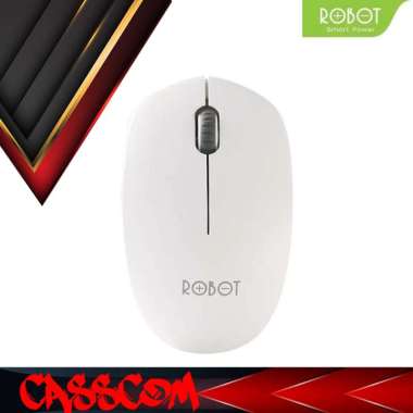 Mouse Wireless Robot M210 (Wireless Mouse Robot M210) Putih