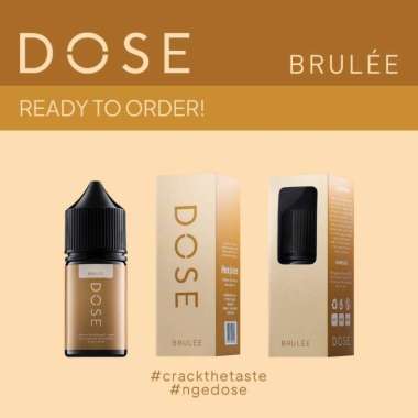 Liquid Dose Brulee Salt Nic 30ml 40mg