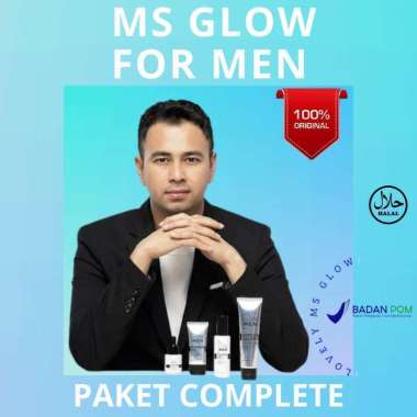 Ms Glow For Men Paket Complete / Ms Glow For Men Paket Lengkap /Ms Glow Men ORIGINAL