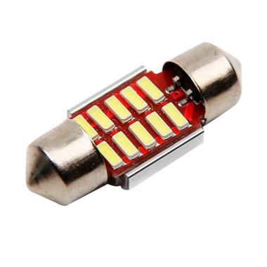 JMS Canbus Double Wedge 10 SMD 4014 ... on/Festoon - White [31mm]